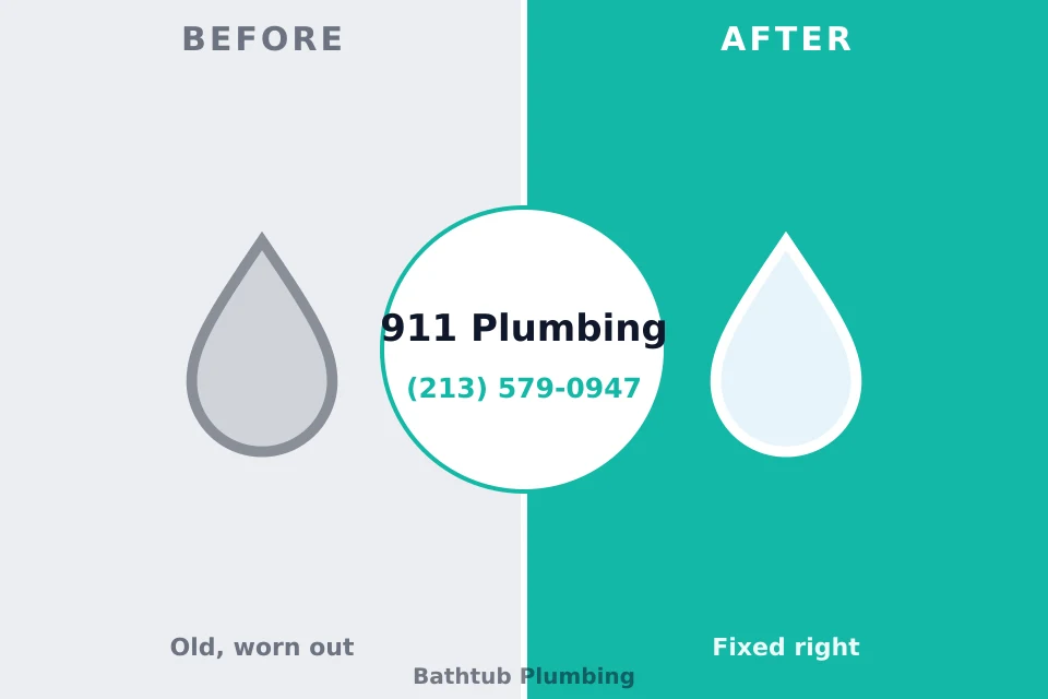 Before and after: plumbing company Old Miakka, FL